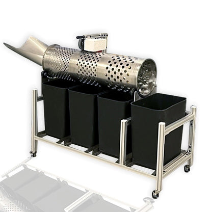 Groen Automation Drum Sorter DS200 – Stainless Steel Cannabis Bud Sorting Machine with Multi-Stage Size Separation, Gentle Rotation, and High Throughput for Craft Growers